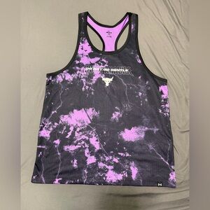 Size M Under Armour project rock Iron paradise stringer gym tank